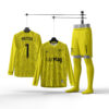 Tiger Sarı Kaleci Forması, Halı Saha Forma Yaptırma, Tasarla