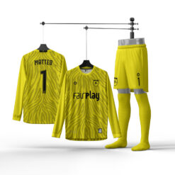 Tiger Sarı Kaleci Forması, Halı Saha Forma Yaptırma, Tasarla