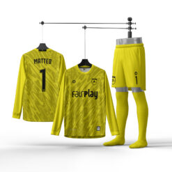 Dino Sarı Kaleci Forması, Halı Saha Forma Yaptırma, Tasarla