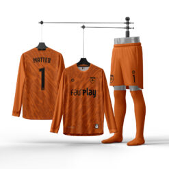 Dino Turuncu Kaleci Forması, Halı Saha Forma Yaptırma, Tasarla